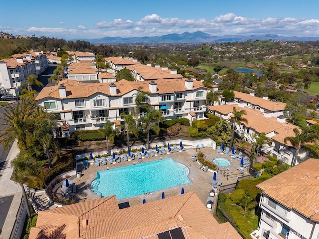 30902 Clubhouse Dr Unit 24E, Laguna Niguel, CA 92677 - community pool featuring a residential view and a mountain view