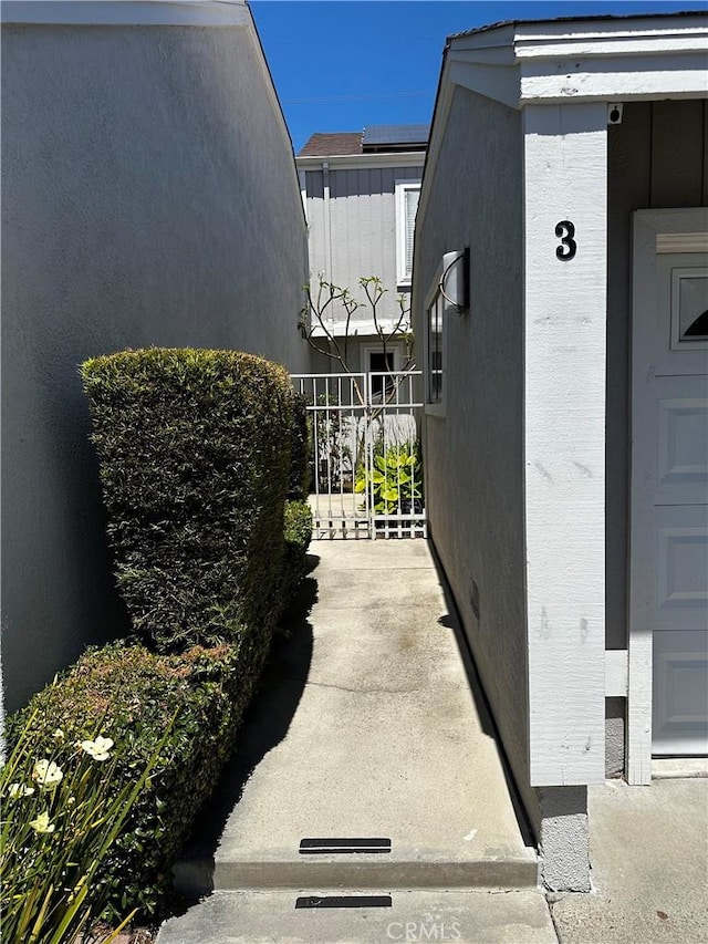 view of side of property
