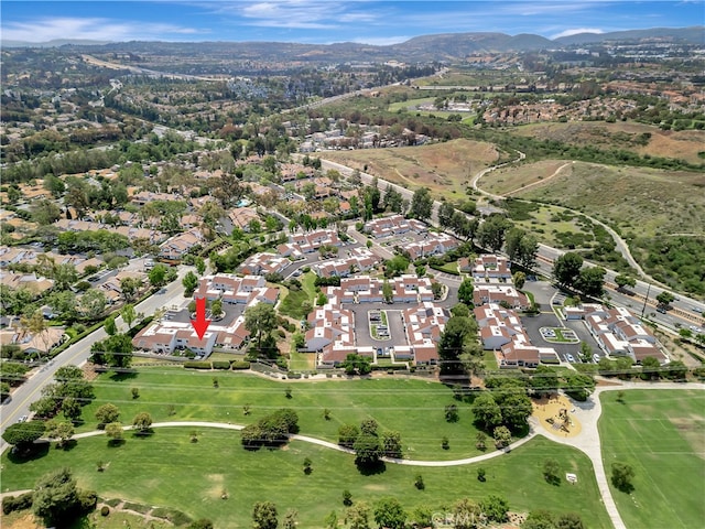 3 Holly Hill Ln, Laguna Hills, CA 92653 - aerial view of property and surrounding area with nearby suburban area and a mountain backdrop