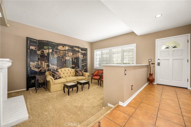 401 E Yale Loop Unit 20, Irvine, CA 92614 - tiled foyer featuring baseboards and recessed lighting