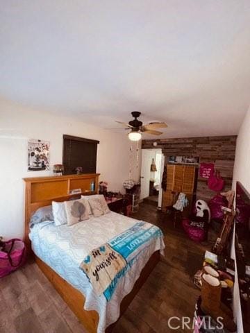 3620 Hoover St, Riverside, CA 92504 - bedroom with wood finished floors and ceiling fan