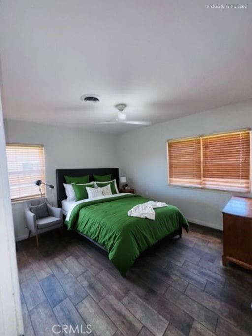 3620 Hoover St, Riverside, CA 92504 - bedroom with wood tiled floors