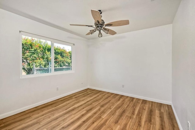 4549 Quailridge Dr, Oceanside, CA 92056 - empty room with light wood finished floors and a ceiling fan