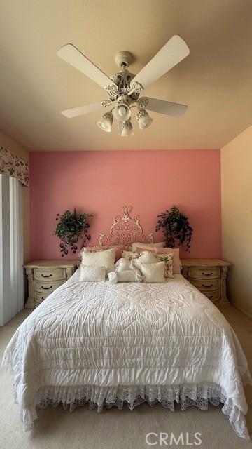 322 Brooklawn Dr, Banning, CA 92220 - bedroom featuring ceiling fan