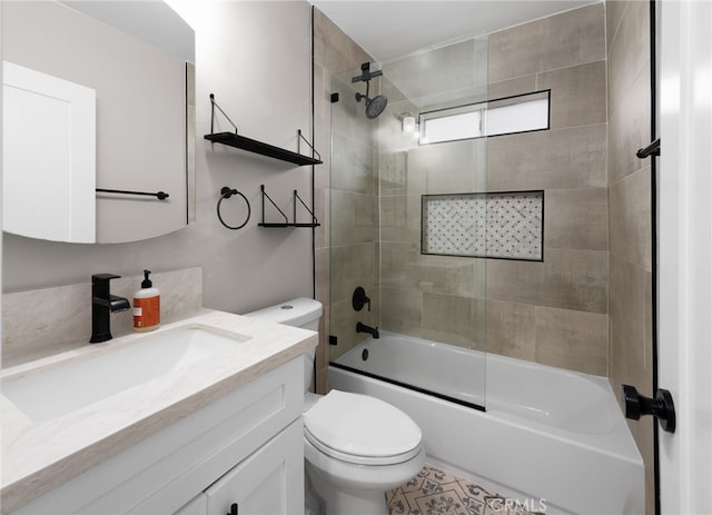 3204 Madison Ave, San Diego, CA 92116 - full bathroom featuring toilet, bathtub / shower combination, and vanity