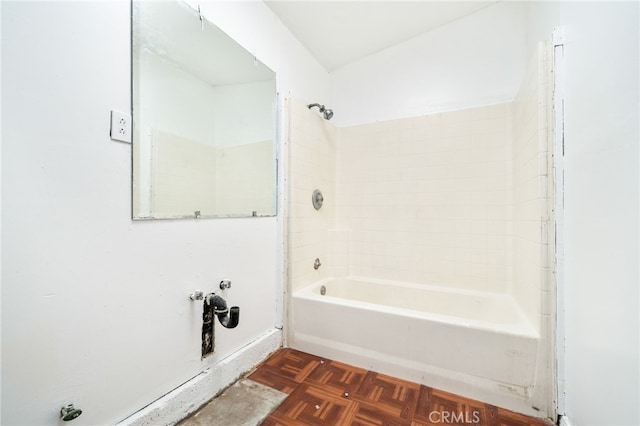 bathroom featuring tub / shower combination