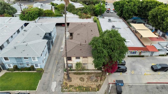 birds eye view of property featuring a residential view
