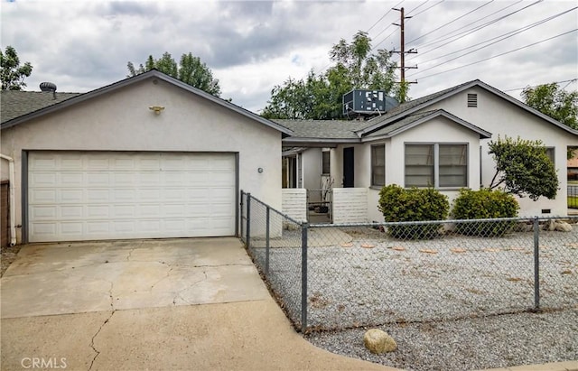 10609 Mountain View Ave, Redlands, CA 92373 - ranch-style home featuring a garage, stucco siding, fence private yard, and driveway
