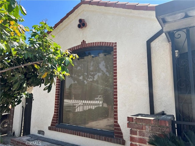view of property exterior featuring stucco siding