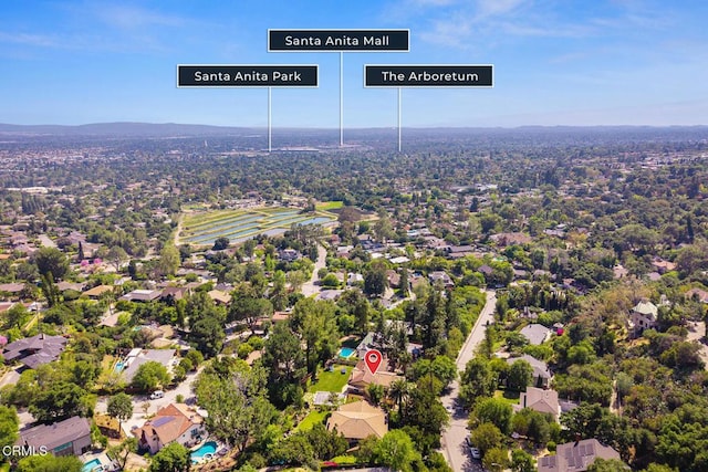 574 Camillo Rd, Sierra Madre, CA 91024 - aerial view