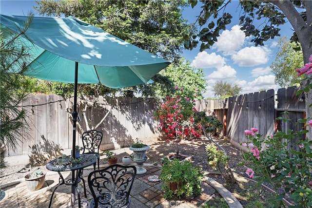 3571 White Wolf Ct, Merced, CA 95340 - fenced backyard featuring a patio area
