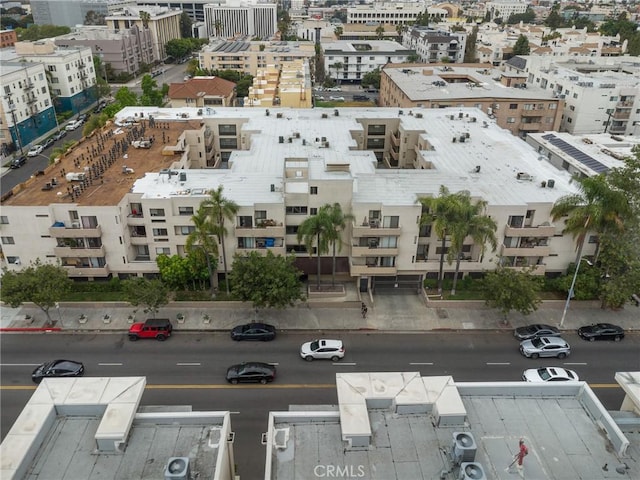 bird's eye view with a view of city