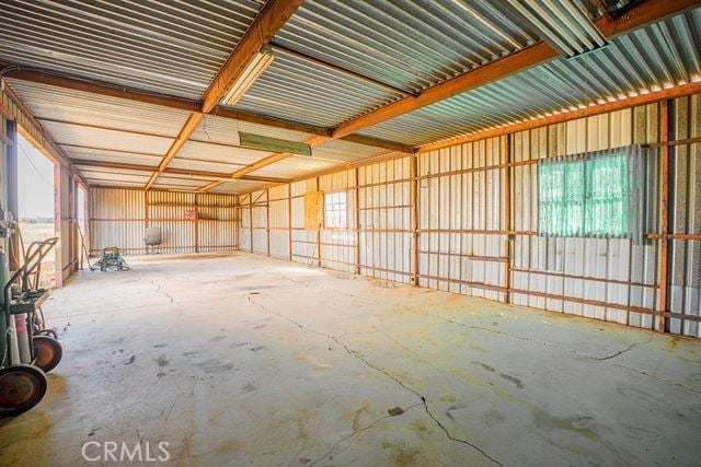 miscellaneous room with concrete floors