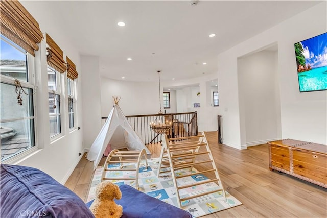 27 Calle Canela, San Clemente, CA 92673 - interior space with recessed lighting, baseboards, and light wood-type flooring