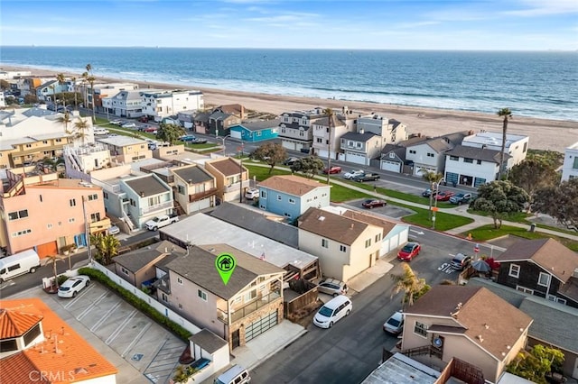 16512 23rd St, Sunset Beach, CA 90742 - drone / aerial view with a beach view, a water view, and a residential view