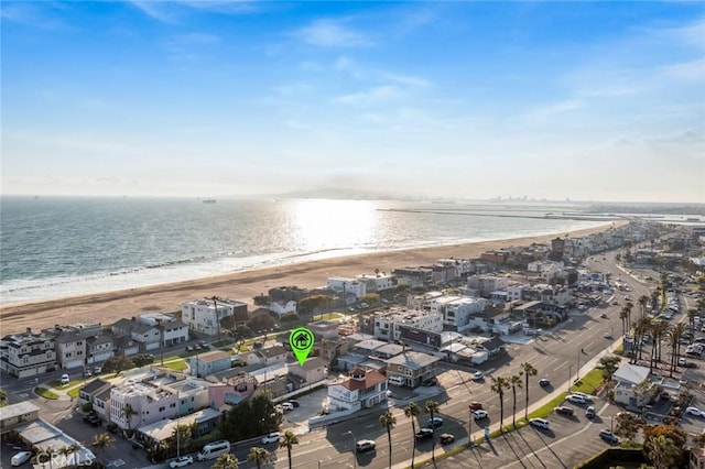 16512 23rd St, Sunset Beach, CA 90742 - birds eye view of property with a water view and a beach view