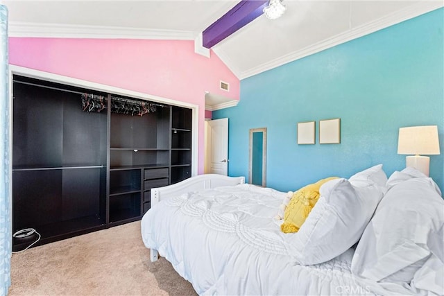 2223 E Vista Mesa Way, Orange, CA 92867 - bedroom with carpet and ornamental molding