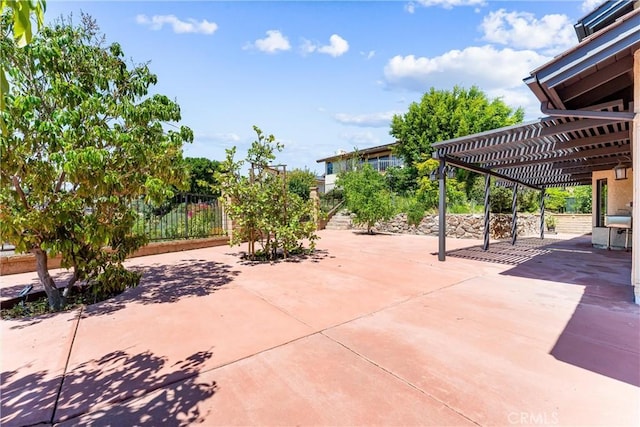 2223 E Vista Mesa Way, Orange, CA 92867 - view of patio with a pergola