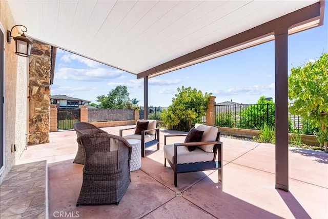 2223 E Vista Mesa Way, Orange, CA 92867 - fenced backyard with a patio area and an outdoor hangout area