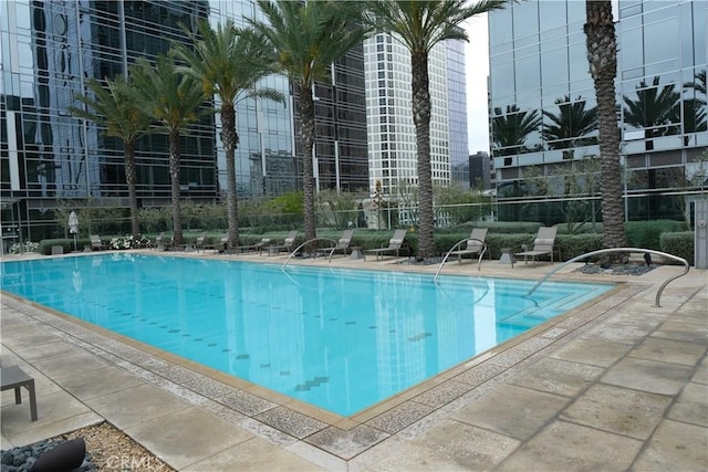 community pool featuring a patio