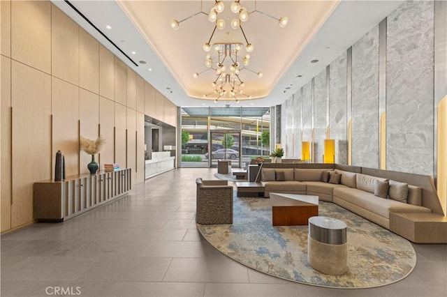 877 Francisco St Unit 1723, Los Angeles, CA 90017 - common area with floor to ceiling windows