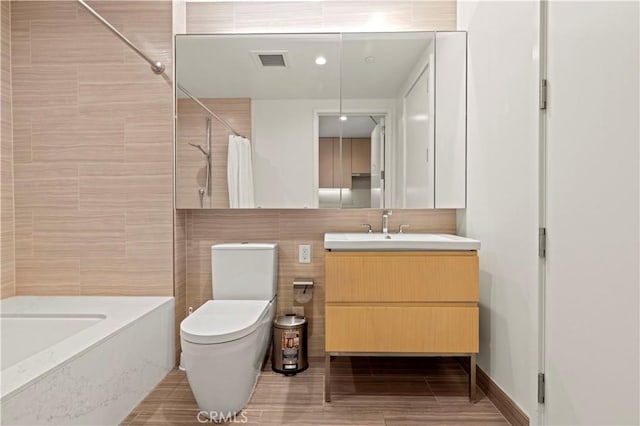 877 Francisco St Unit 1723, Los Angeles, CA 90017 - bathroom featuring toilet and vanity