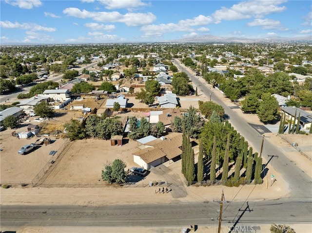 bird's eye view featuring a residential view