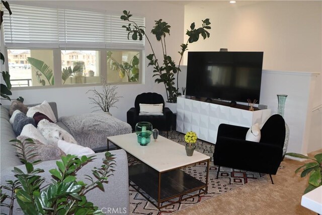 4211 E Malagon Privado Unit 66, Ontario, CA 91761 - living room featuring carpet floors