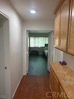 7548 Chase Ave, Hesperia, CA 92345 - hall with baseboards and wood finished floors