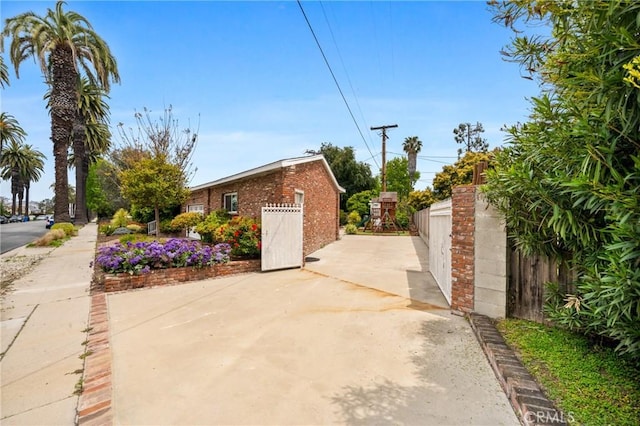 view of patio / terrace with fence