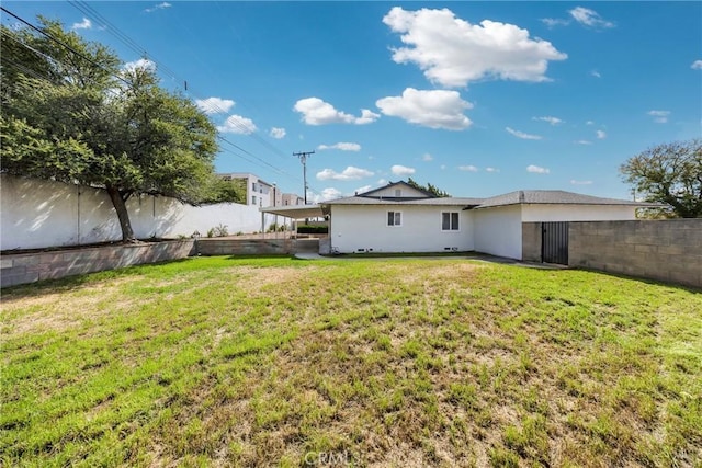 4832 Olive St, Montclair, CA 91763 - view of yard featuring a fenced backyard