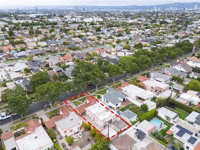 3712 Virginia Rd, Los Angeles, CA 90016 - bird's eye view featuring a residential view