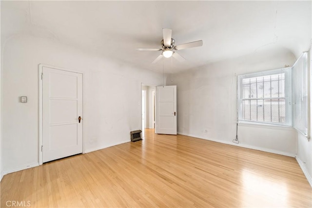 3712 Virginia Rd, Los Angeles, CA 90016 - unfurnished room featuring baseboards, a ceiling fan, and light wood-style flooring
