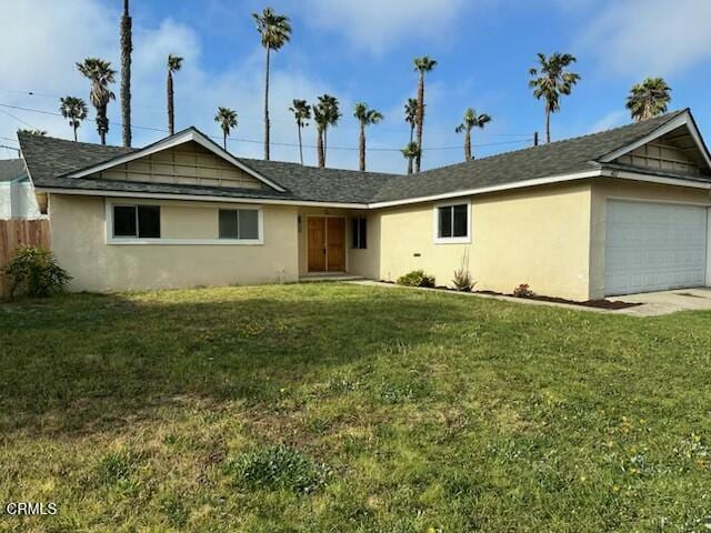 451 Redwood St, Oxnard, CA 93033 - ranch-style house featuring stucco siding and an attached garage