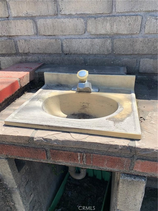 details featuring a sink