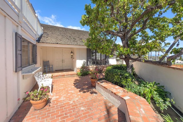 view of patio / terrace with fence