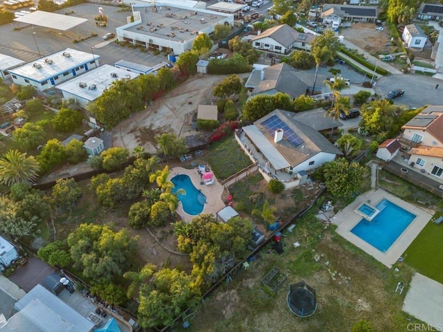 1315 Hermana Ct, Vista, CA 92084 - aerial view of residential area featuring a pool