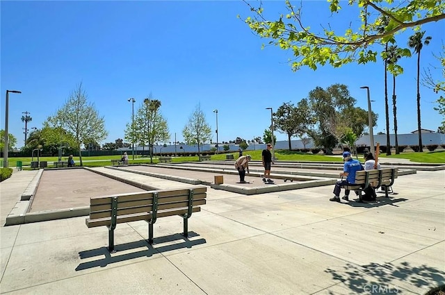 view of community