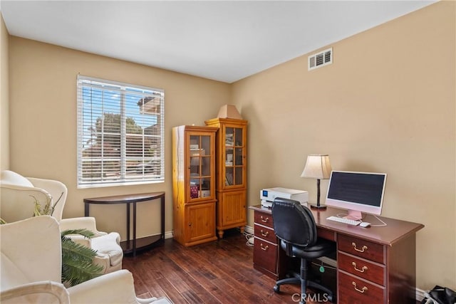 8309 Clover Creek Rd, Riverside, CA 92508 - office space featuring dark wood-style flooring