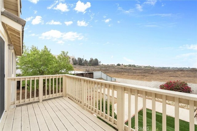 8309 Clover Creek Rd, Riverside, CA 92508 - deck with a rural view