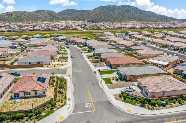 29101 Long Horn Ln, Winchester, CA 92596 - drone / aerial view featuring a residential view and a mountain view