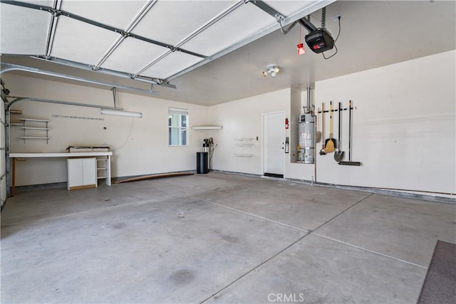 2612 Silverwood Way, Paso Robles, CA 93446 - garage with secured water heater and a garage door opener