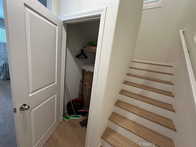 2511 Gunner Ridge Way, Rialto, CA 92377 - stairway with wood finished floors