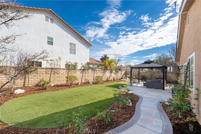 27975 Langley Pl, Castaic, CA 91384 - view of yard with a patio and a gazebo