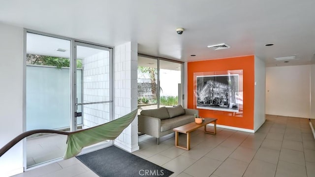 common area featuring visible vents