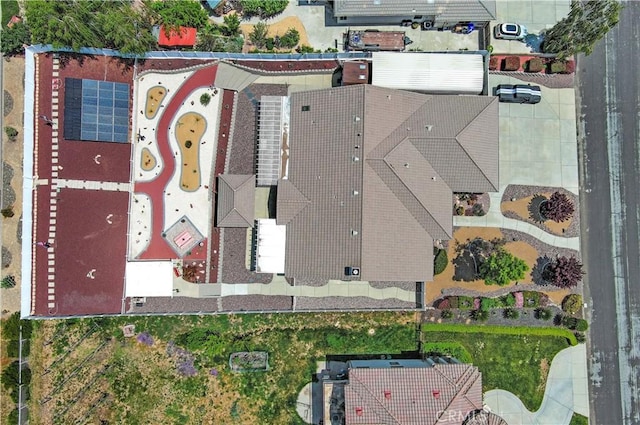 drone / aerial view