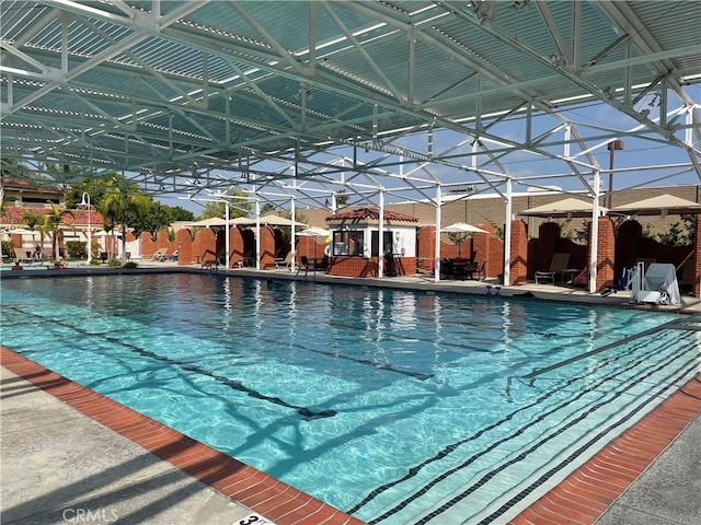 125 Via Estrada Unit B, Laguna Woods, CA 92637 - view of indoor pool
