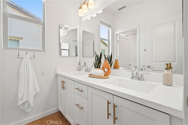 15 Clover, Lake Forest, CA 92630 - full bathroom with double vanity and baseboards