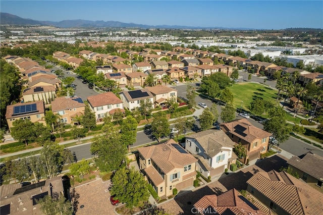15 Clover, Lake Forest, CA 92630 - aerial view of property and surrounding area featuring nearby suburban area and a mountain backdrop