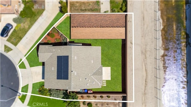 view of subject property